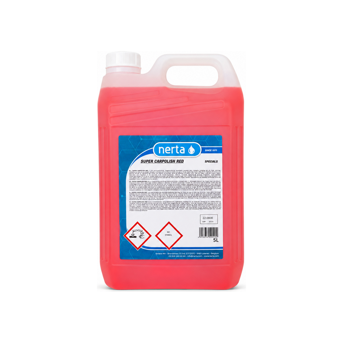 Nerta Super Carpolish Red | Autoshampoo mit Wachs 5 Liter 5L