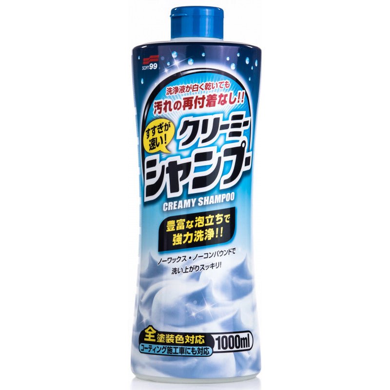 Soft99 Creamy Autoshampoo pH - neutraal 1 liter - De Detailshop