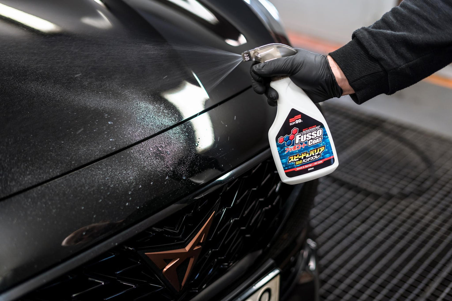 Soft99 Fusso Coat Speed & Barrier – Quick Detailer & Fusso Onderhoud - De Detailshop