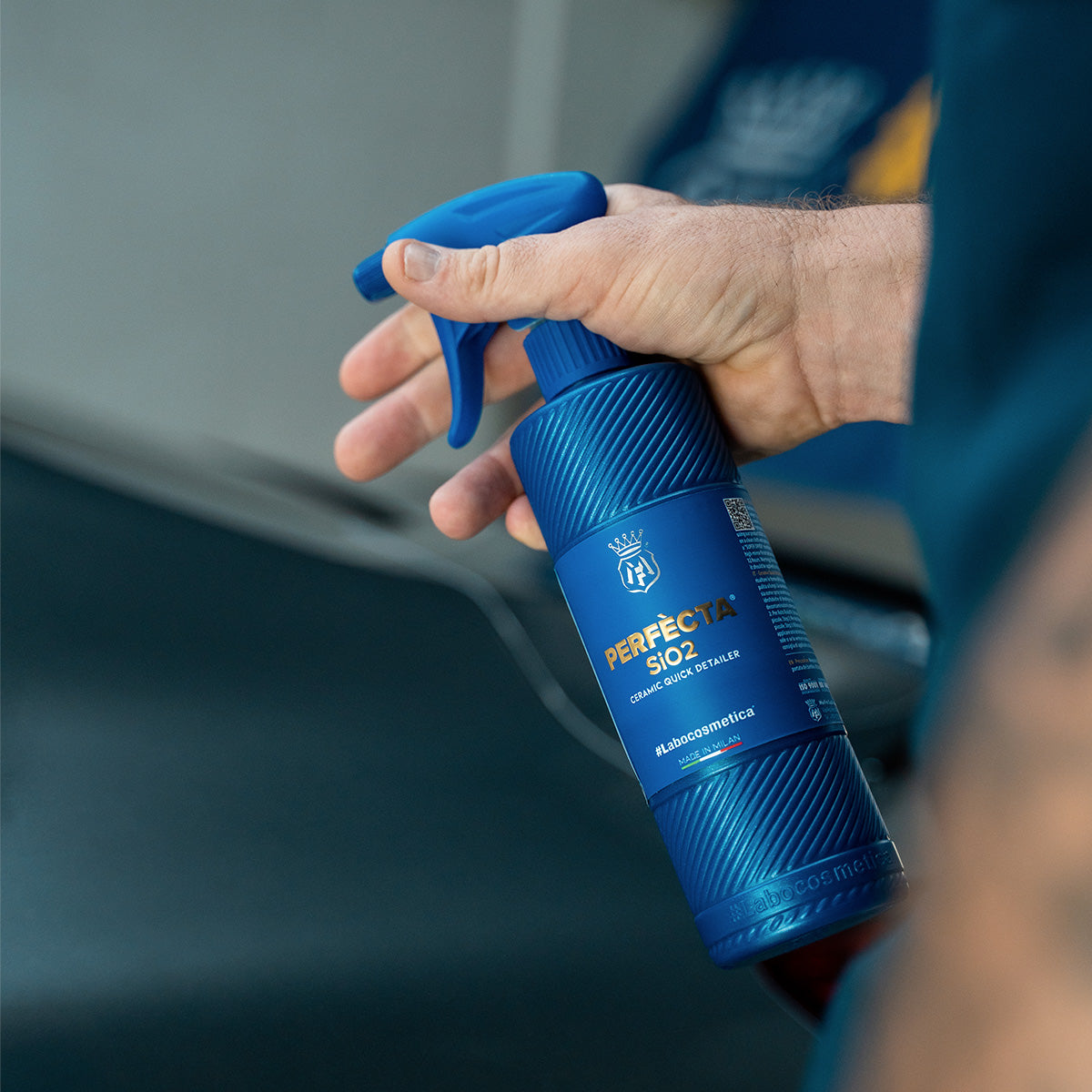 Labocosmetica PERFECTA SIO2 product- en toepassingsfoto