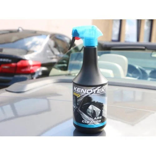 Kenotek Pro Glass Cleaner actie- en toepassingsfoto