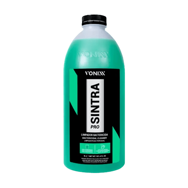 Vonixx Sintra Pro productfles met informatie over interieurreiniging