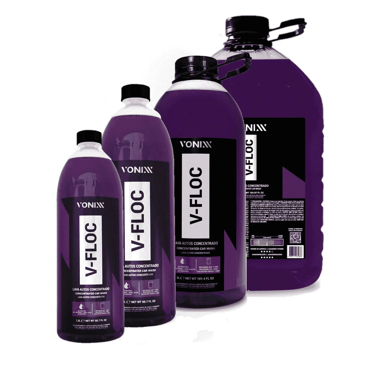 Vonixx V - Floc | pH - Neutrale Shampoo & Snowfoam - De Detailshop