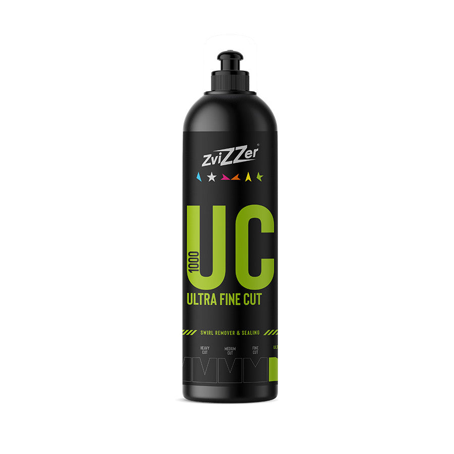 ZviZZer UC 1000 Ultra Fine Cut 750ML finishing polish voor hologramvrije hoogglans